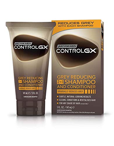 Champú y acondicionador dos en uno Just For Men de Control GX, 3 unidades de 147 ml