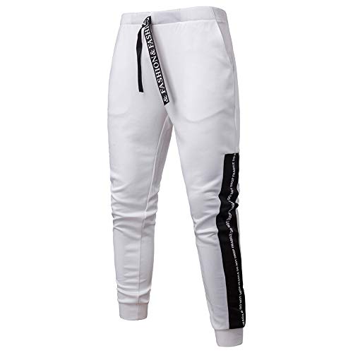 chándal Completo para Hombre, Moda Slim fit otoño e Invierno Conjunto Deportivo de Manga Larga Casual Sudadera con Capucha + Pantalones Deportivos Conjuntos (L, Blanco) chándal Completo para Hombre, Moda Slim fit otoño e Invierno Conjunto Deportivo de Manga Larga Casual Sudadera con Capucha + Pantalones Deportivos Conjuntos (L, Blanco)