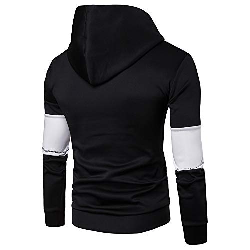 chándal Completo para Hombre, Moda Slim fit otoño e Invierno Conjunto Deportivo de Manga Larga Casual Sudadera con Capucha + Pantalones Deportivos Conjuntos (L, Blanco) chándal Completo para Hombre, Moda Slim fit otoño e Invierno Conjunto Deportivo de Manga Larga Casual Sudadera con Capucha + Pantalones Deportivos Conjuntos (L, Blanco)