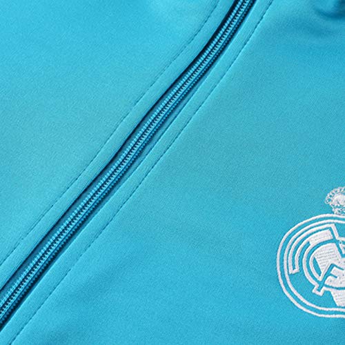 Chándal de Entrenamiento de fútbol MǎDRǐD Jerseys de fútbol Conjunto Chaquetas de Manga Larga, Personalidad Informal Suave y amigable con la Piel, Actividades Diaria S