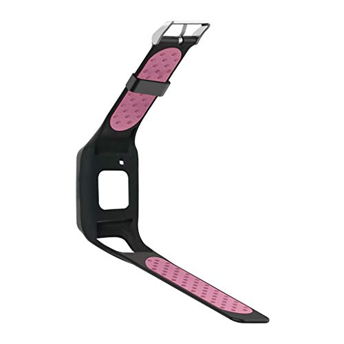 chaoxiner Correa de silicona suave a prueba de golpes para TomTom 1 Multi-Sport GPS HRM CSS AM Cardio Runner Watch Accesorios chaoxiner Correa de silicona suave a prueba de golpes para TomTom 1 Multi-Sport GPS HRM CSS AM Cardio Runner Watch Accesorios