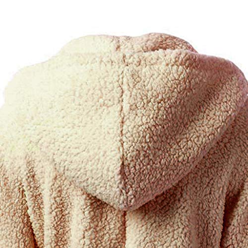 Chaqueta Mujeres de Invierno de Lana Cálida Cremallera Abrigo con Capucha Casual Suéter Abrigo de Algodón Outwear Hoodie riou Chaqueta Mujeres de Invierno de Lana Cálida Cremallera Abrigo con Capucha Casual Suéter Abrigo de Algodón Outwear Hoodie riou