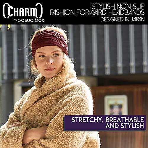 CHARM Casualbox Bandana para el pelo de estilo japonés, elástica, para hombre y mujer - 4589777960268, Talla única, Negro CHARM Casualbox Bandana para el pelo de estilo japonés, elástica, para hombre y mujer - 4589777960268, Talla única, Negro