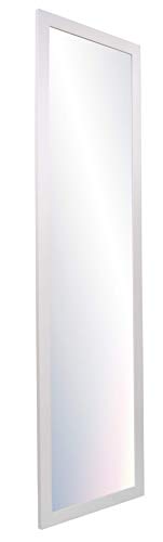 Chely Intermarket, Espejo de Pared Cuerpo Entero 35x140cm(Marco Exterior 42x147cm) MOD-128(Blanco-Liso) Forma Rectangular | Decoración de salón, recibidor, Dormitorio (128-35x140-6,15) Chely Intermarket, Espejo de Pared Cuerpo Entero 35x140cm(Marco Exterior 42x147cm) MOD-128(Blanco-Liso) Forma Rectangular | Decoración de salón, recibidor, Dormitorio (128-35x140-6,15)