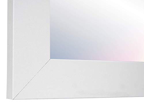 Chely Intermarket, Espejo de Pared Cuerpo Entero 35x140cm(Marco Exterior 42x147cm) MOD-128(Blanco-Liso) Forma Rectangular | Decoración de salón, recibidor, Dormitorio (128-35x140-6,15) Chely Intermarket, Espejo de Pared Cuerpo Entero 35x140cm(Marco Exterior 42x147cm) MOD-128(Blanco-Liso) Forma Rectangular | Decoración de salón, recibidor, Dormitorio (128-35x140-6,15)
