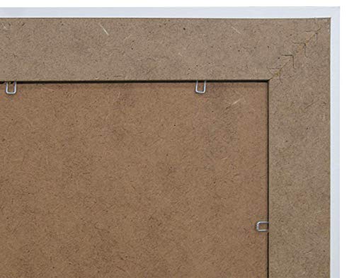 Chely Intermarket, Espejo de Pared Cuerpo Entero 35x140cm(Marco Exterior 42x147cm) MOD-128(Blanco-Liso) Forma Rectangular | Decoración de salón, recibidor, Dormitorio (128-35x140-6,15)