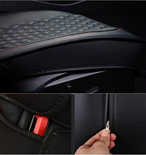 Chemu Fundas de asiento para coche, juego de fundas protectoras para asiento de coche, para Seat Altea, Arona, Arona, Ateca, Exeo, Ibiza, 6L, 6J, Toledo (negro) Chemu Fundas de asiento para coche, juego de fundas protectoras para asiento de coche, para Seat Altea, Arona, Arona, Ateca, Exeo, Ibiza, 6L, 6J, Toledo (negro)