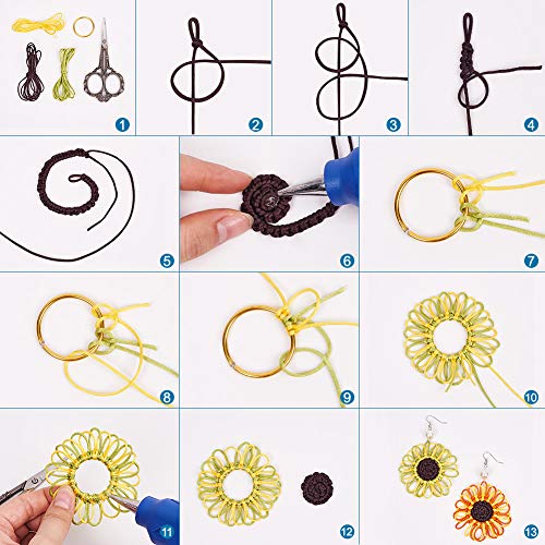 Cheriswelry, 109 yardas/rollo de 1,5 mm de nailon, cordón de cuentas de macramé sedoso rojo, hilo de nailon trenzado para pulsera, collar de joyería, fabricación de nudos chinos artesanías Cheriswelry, 109 yardas/rollo de 1,5 mm de nailon, cordón de cuentas de macramé sedoso rojo, hilo de nailon trenzado para pulsera, collar de joyería, fabricación de nudos chinos artesanías