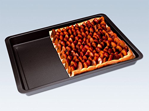 CHG 9905-104 - Juego de 3 bandejas Altas para Horno, Color Gris Oscuro Metalizado CHG 9905-104 - Juego de 3 bandejas Altas para Horno, Color Gris Oscuro Metalizado