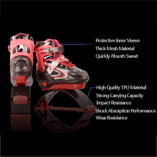 CHHBOXCHH Botas Infantiles De Salto para Fitness,Jumps Rebound Shoes,Jump Shoes Botas , 50 A 70 Kg De Peso,Gravedad Rebote Unisex ,Uso Interior Y Exterior,Red-35-38 CHHBOXCHH Botas Infantiles De Salto para Fitness,Jumps Rebound Shoes,Jump Shoes Botas , 50 A 70 Kg De Peso,Gravedad Rebote Unisex ,Uso Interior Y Exterior,Red-35-38