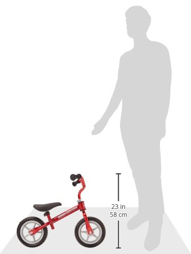 Chicco First Bike - Bicicleta sin pedales con sillín regulable, color rojo, 2-5 años Chicco First Bike - Bicicleta sin pedales con sillín regulable, color rojo, 2-5 años