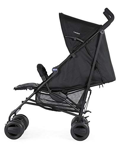 Chicco London - Silla de paseo, 7.2 kg, compacta y manejable, color negro Chicco London - Silla de paseo, 7.2 kg, compacta y manejable, color negro