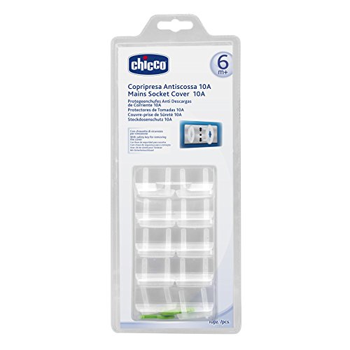 Chicco - Protege enchufes 10 ud seguridad en casa Chicco - Protege enchufes 10 ud seguridad en casa