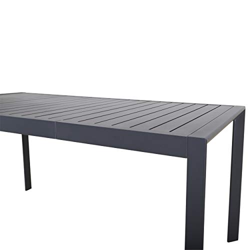 Chicreat - Mesa extensible para exteriores, 180 x 90 x 71,5 cm