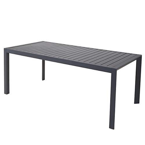 Chicreat - Mesa extensible para exteriores, 180 x 90 x 71,5 cm