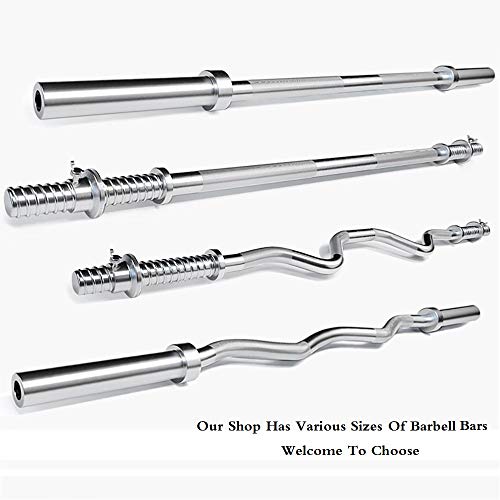CHIYA 120CM/150 cm/180cm Barra de Musculación de Pesas con 2 Collares,Ø25mm,Barra de Entrenamiento para Biceps y Triceps,Antideslizante Barra de Levantamiento de Pesas1.2M(4ft) Ø 25mm CHIYA 120CM/150 cm/180cm Barra de Musculación de Pesas con 2 Collares,Ø25mm,Barra de Entrenamiento para Biceps y Triceps,Antideslizante Barra de Levantamiento de Pesas1.2M(4ft) Ø 25mm