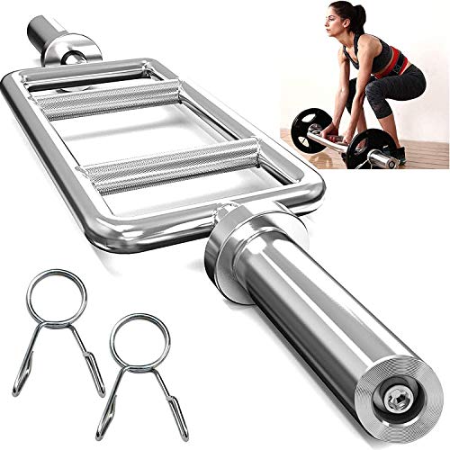 CHIYA 34" Profesional Barra de Pesas Olímpica,Barra de Curl Cromado y Estriado,Barra de Entrenamiento de Tríceps y Bíceps para Entrenamiento Muscular CHIYA 34" Profesional Barra de Pesas Olímpica,Barra de Curl Cromado y Estriado,Barra de Entrenamiento de Tríceps y Bíceps para Entrenamiento Muscular