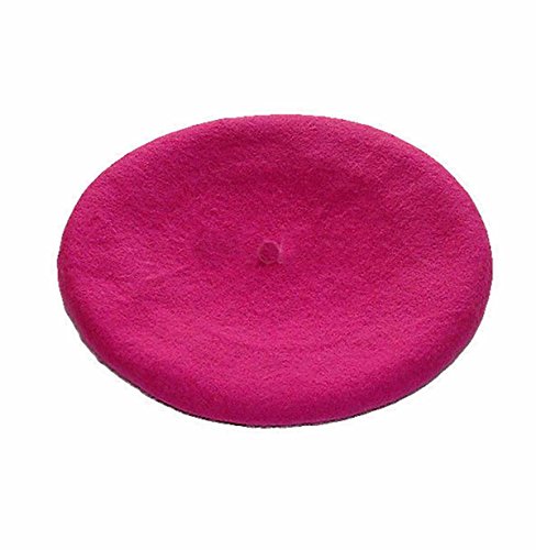 CHRISTYLE Mujer Clásico Invierno Lanas de la Boina Francesa Artista Beanie Hat Cap Tam Un tamaño Rosado CHRISTYLE Mujer Clásico Invierno Lanas de la Boina Francesa Artista Beanie Hat Cap Tam Un tamaño Rosado
