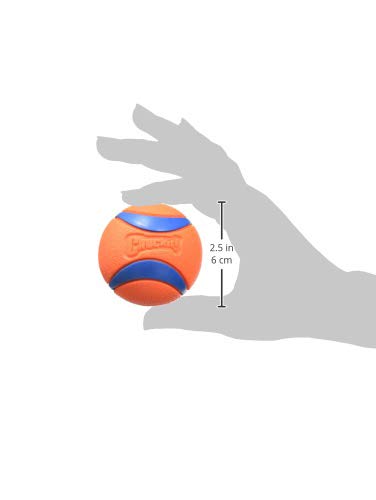 Chuckit! 170015 Ultra Ball, 1 Pelota para Perros Compatible con el Lanzador, M