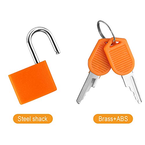 Chudian 7Pcs Candado colores con llave,Pequeño Candado con Dos Llaves,Candado Coloridos son fáciles de distinguir,Cerradura de Seguridad Para Equipaje Maleta Viaje y Mochila(7 Colores) Chudian 7Pcs Candado colores con llave,Pequeño Candado con Dos Llaves,Candado Coloridos son fáciles de distinguir,Cerradura de Seguridad Para Equipaje Maleta Viaje y Mochila(7 Colores)