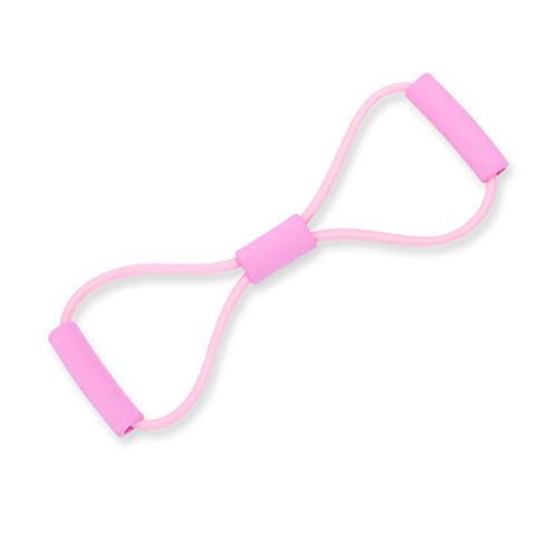 CHYSJ Bandas de Resistencia para Mujeres, Figura 8 Bandas de Entrenamiento de Forma Resistencia Fitness Bandas elásticas para el Ejercicio, Bandas de Tire con Asas de espu Blue