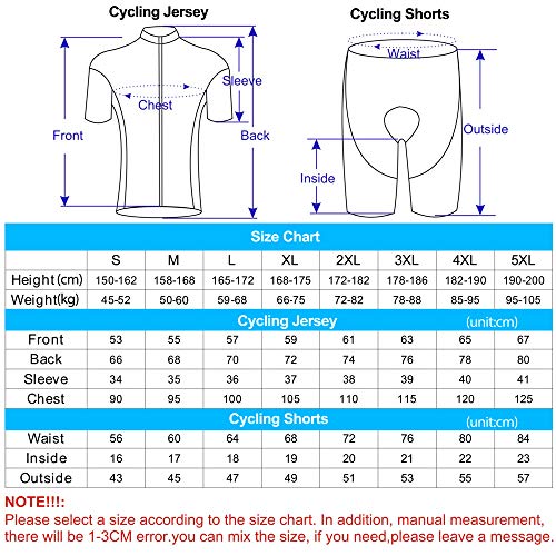 Ciclismo Maillot Hombres Verano Maillot MTB + Culotte Pantalones Cortos Bodies Ciclismo Ropa Maillot para Deportes al Aire Libre Ciclo Bicicleta