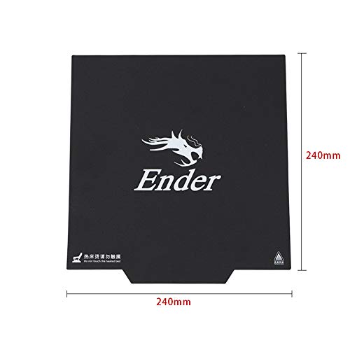 Cinta Adhesiva para Cama de 220 x 220 mm con impresión magnética, para Construir Superficie de impresión 3D con Plataforma de impresión térmica (A+B) Aplicable a Ender 2/3