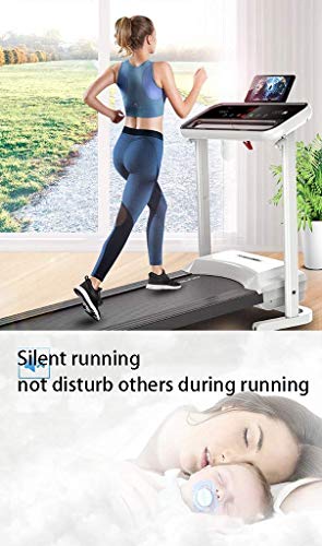 Cinta de Correr 2.0HP Máquina para Correr Plegable Instalación Gratuita con Monitor LED Máquina de Correr para Caminar con absorción de Impactos de Silicona para Apartamentos pequeños Gimnasio Capaci