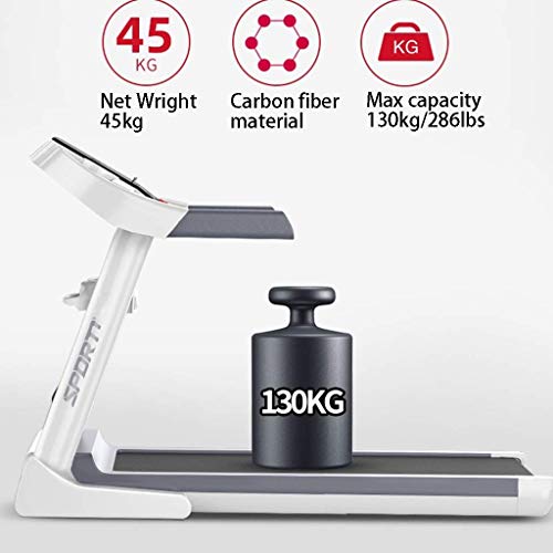 Cinta de Correr 3.0HP Máquina para Correr Plegable Instalación Gratuita con Monitor LED Prueba de Velocidad Máquina para Correr para Caminar para Apartamentos pequeños Gimnasio Capacidad máxima de 28 Cinta de Correr 3.0HP Máquina para Correr Plegable Instalación Gratuita con Monitor LED Prueba de Velocidad Máquina para Correr para Caminar para Apartamentos pequeños Gimnasio Capacidad máxima de 28