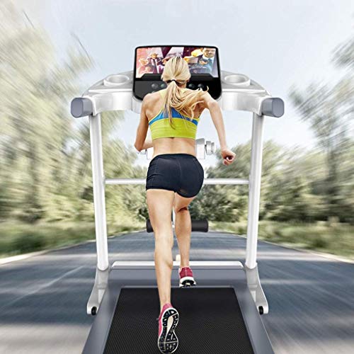 Cinta de Correr 3.0HP Máquina para Correr Plegable Instalación Gratuita con Monitor LED Prueba de Velocidad Máquina para Correr para Caminar para Apartamentos pequeños Gimnasio Capacidad máxima de 28