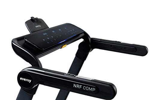 Cinta de Correr EVERGY H1 NRF-Comp - Plegable - Inclinable - Pantalla LED - 1 a 14km/h - Amortiguación React - 14 Programas de Entrenamiento - Sensores frecuencia Cardiaca Integrados - Ruedas Cinta de Correr EVERGY H1 NRF-Comp - Plegable - Inclinable - Pantalla LED - 1 a 14km/h - Amortiguación React - 14 Programas de Entrenamiento - Sensores frecuencia Cardiaca Integrados - Ruedas