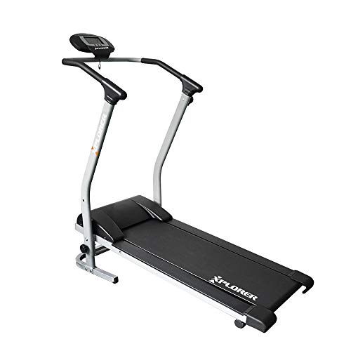 Cinta de Correr Magnética Blaze, Máquina de Ejercicios Portátil Plegable, con LCD, Velocidad, Calorías, Pulso, Escaneo, Distancia, Tiempo, Volante de Inercia de 3.5kg, con 8 Grados Ajustables Cinta de Correr Magnética Blaze, Máquina de Ejercicios Portátil Plegable, con LCD, Velocidad, Calorías, Pulso, Escaneo, Distancia, Tiempo, Volante de Inercia de 3.5kg, con 8 Grados Ajustables