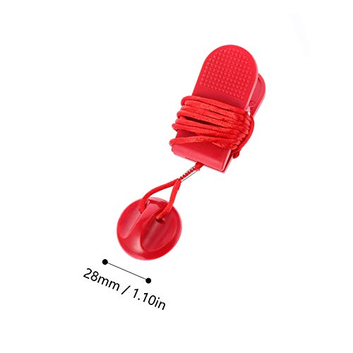 Cinta de correr magnética de BESPORTBLE con cierre magnético de seguridad universal para gimnasia doméstica, cinta de correr, cinta de correr con clip seguro, color rojo S Cinta de correr magnética de BESPORTBLE con cierre magnético de seguridad universal para gimnasia doméstica, cinta de correr, cinta de correr con clip seguro, color rojo S