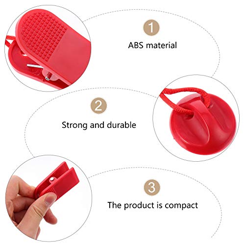 Cinta de correr magnética de BESPORTBLE con cierre magnético de seguridad universal para gimnasia doméstica, cinta de correr, cinta de correr con clip seguro, color rojo S Cinta de correr magnética de BESPORTBLE con cierre magnético de seguridad universal para gimnasia doméstica, cinta de correr, cinta de correr con clip seguro, color rojo S