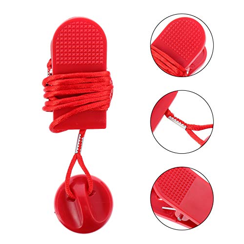 Cinta de correr magnética de BESPORTBLE con cierre magnético de seguridad universal para gimnasia doméstica, cinta de correr, cinta de correr con clip seguro, color rojo S Cinta de correr magnética de BESPORTBLE con cierre magnético de seguridad universal para gimnasia doméstica, cinta de correr, cinta de correr con clip seguro, color rojo S