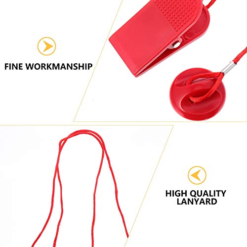 Cinta de correr magnética de BESPORTBLE con cierre magnético de seguridad universal para gimnasia doméstica, cinta de correr, cinta de correr con clip seguro, color rojo S Cinta de correr magnética de BESPORTBLE con cierre magnético de seguridad universal para gimnasia doméstica, cinta de correr, cinta de correr con clip seguro, color rojo S