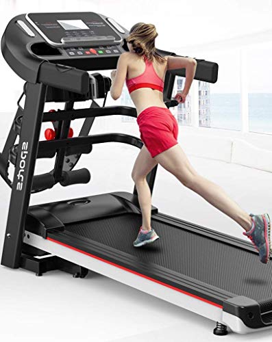 Cinta de Correr Multifuncional 2.0HP Plegable hidráulica Prueba de Velocidad Ultra silenciosa con Pantalla LCD Máquina para Correr para Gimnasio en casa 220 Capacidad máxima