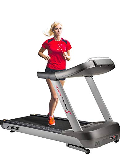Cinta de Correr Profesional Sportstech F65 con Pulsera de Actividad Incluida, Pantalla Táctil de 9"con Sistema Operativo Android, WIFI, Velocidad Máxima 25 km/h, Inclinación max 15%, Control HRC (F65) (F65) (F65 versión 2018) Cinta de Correr Profesional Sportstech F65 con Pulsera de Actividad Incluida, Pantalla Táctil de 9"con Sistema Operativo Android, WIFI, Velocidad Máxima 25 km/h, Inclinación max 15%, Control HRC (F65) (F65) (F65 versión 2018)