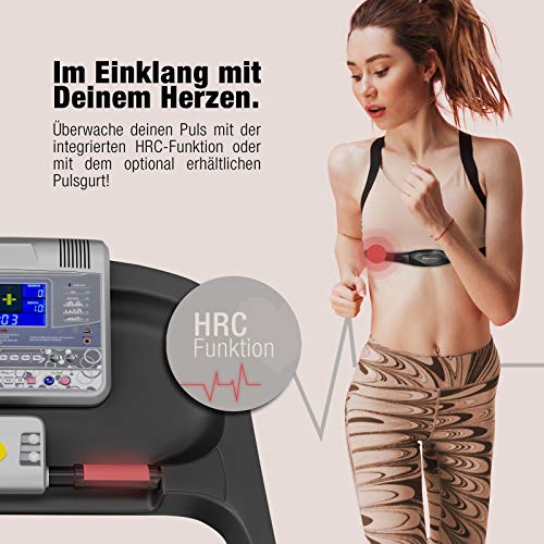 Cinta de Correr Profesional Sportstech F65 con Pulsera de Actividad Incluida, Pantalla Táctil de 9"con Sistema Operativo Android, WIFI, Velocidad Máxima 25 km/h, Inclinación max 15%, Control HRC (F65) (F65) (F65 versión 2018) Cinta de Correr Profesional Sportstech F65 con Pulsera de Actividad Incluida, Pantalla Táctil de 9"con Sistema Operativo Android, WIFI, Velocidad Máxima 25 km/h, Inclinación max 15%, Control HRC (F65) (F65) (F65 versión 2018)