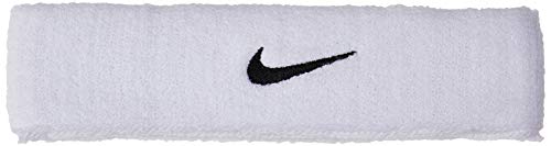 Cinta NIKE Swoosh MISC Blanco (White/Black, OSFM), Talla Única