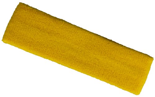 Cinta para el sudor de la frente en 5 colores, Hombre, color amarillo, tamaño única Cinta para el sudor de la frente en 5 colores, Hombre, color amarillo, tamaño única