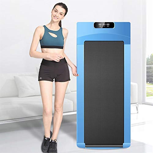 Cintas de correr Máquinas de Cardio Plana doméstico eléctrico Simple Pequeña caminadora Interior Interior Mini silencioso Aptitud Cinta rodante 1-6km / h Rodamiento de Velocidad Ajustable 130kg