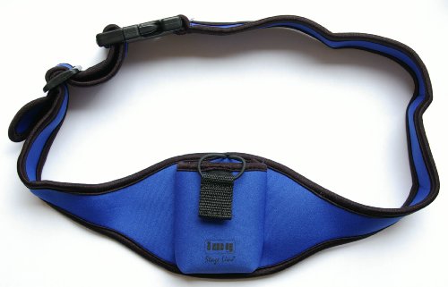Cinturon con Bolsa para emisor o receptor inalámbrico azul