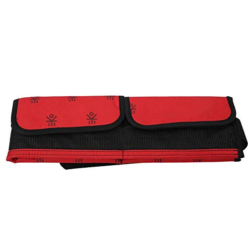 Cinturón de Buceo de Bolsillo Tipo Bolsillo, cinturón de Snorkel, Hebilla Ajustable compacta y Resistente para Buceo Libre(Red, 4 Pockets)