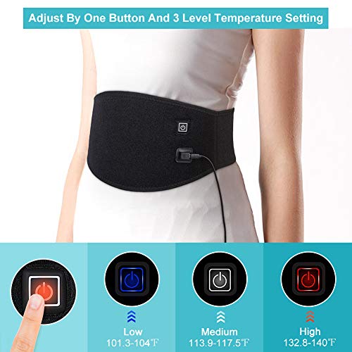 Cinturón de Cintura de Calefacción, Terapia de Calor para Cintura, Lumbar para la Espalda, Alivio del Dolor de Espalda, Abdominal y Estomacal, Hombres y Mujeres Cinturón de Cintura de Calefacción, Terapia de Calor para Cintura, Lumbar para la Espalda, Alivio del Dolor de Espalda, Abdominal y Estomacal, Hombres y Mujeres