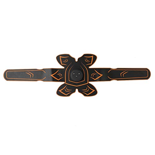 Cinturón de entrenamiento de abdominales de 20 minutos de tiempo de fitness, ABS Mini cinturón de fitness de ABS con carga USB, negro + naranja para masaje parcial Masaje muscular Cinturón de entrenamiento de abdominales de 20 minutos de tiempo de fitness, ABS Mini cinturón de fitness de ABS con carga USB, negro + naranja para masaje parcial Masaje muscular