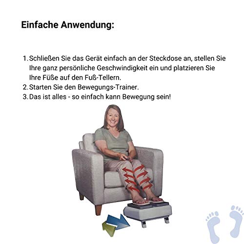 Circulation Leg Exerciser, LegEx pro, ejercitador pasivo de piernas con control remoto inalámbrico y 3 velocidades Circulation Leg Exerciser, LegEx pro, ejercitador pasivo de piernas con control remoto inalámbrico y 3 velocidades