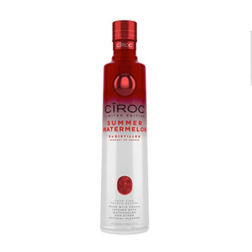 Cîroc Watermelon - Vodka francés con sabor a sandía Edición limitada, 70 cl