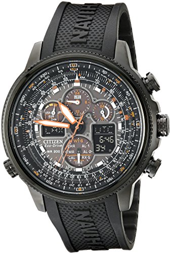 Citizen JY8035-04E - Reloj para Hombres, Correa de Goma Color Negro