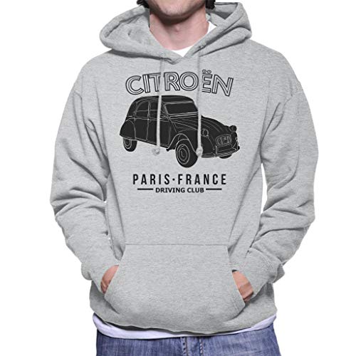 Citroën Driving Club Black 2CV Paris France Men's Hooded Sweatshirt